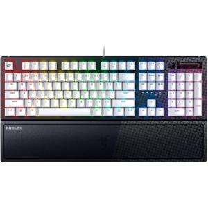 imageRazer BlackWidow V3 Mechanical Gaming Keyboard Green Mechanical Switches  Tactile ampamp Clicky  Chroma RGB Lighting  UVCoated ABS Keycaps  Programmable Macros  Roblox EditionRoblox Edition
